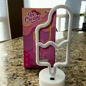 New Ice Cream Neon Light with Stand